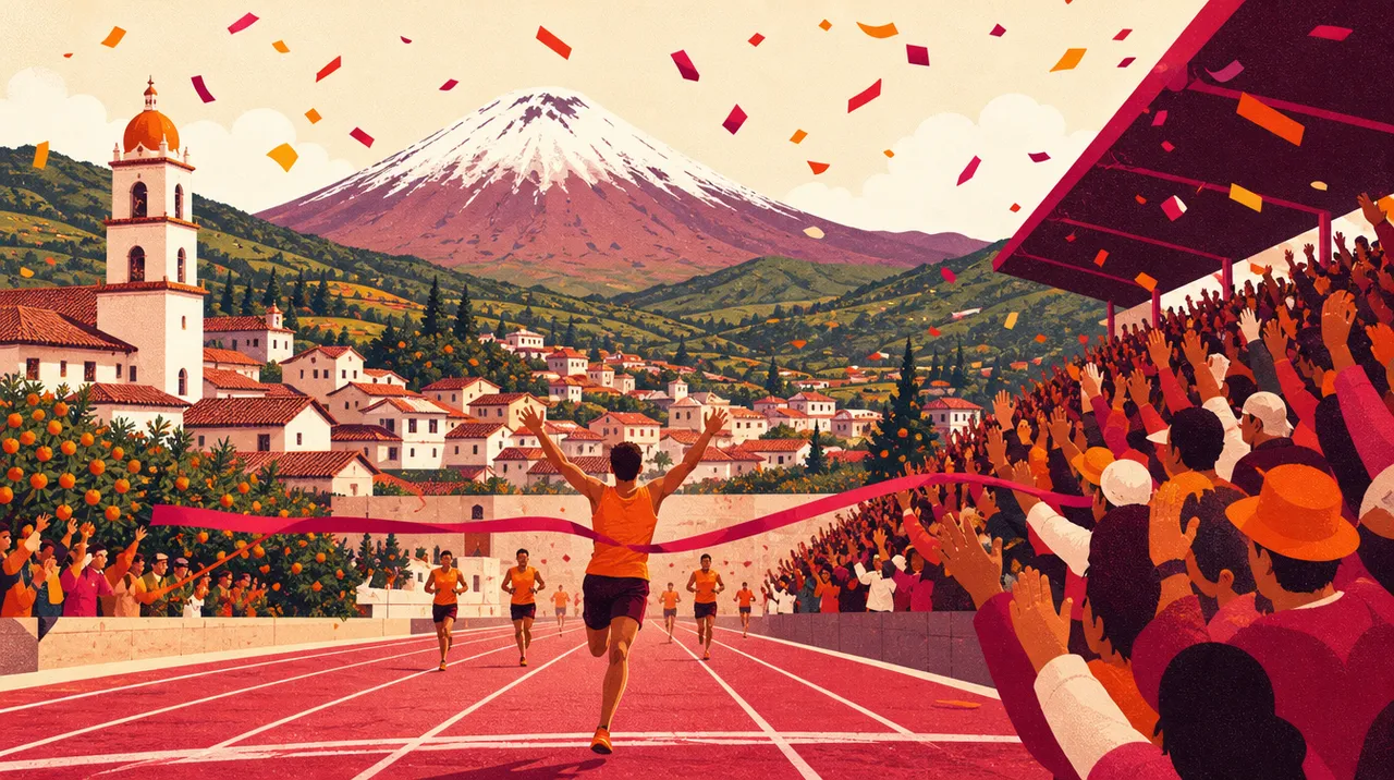 Ilustración del tramo: Meta — Estadio Municipal